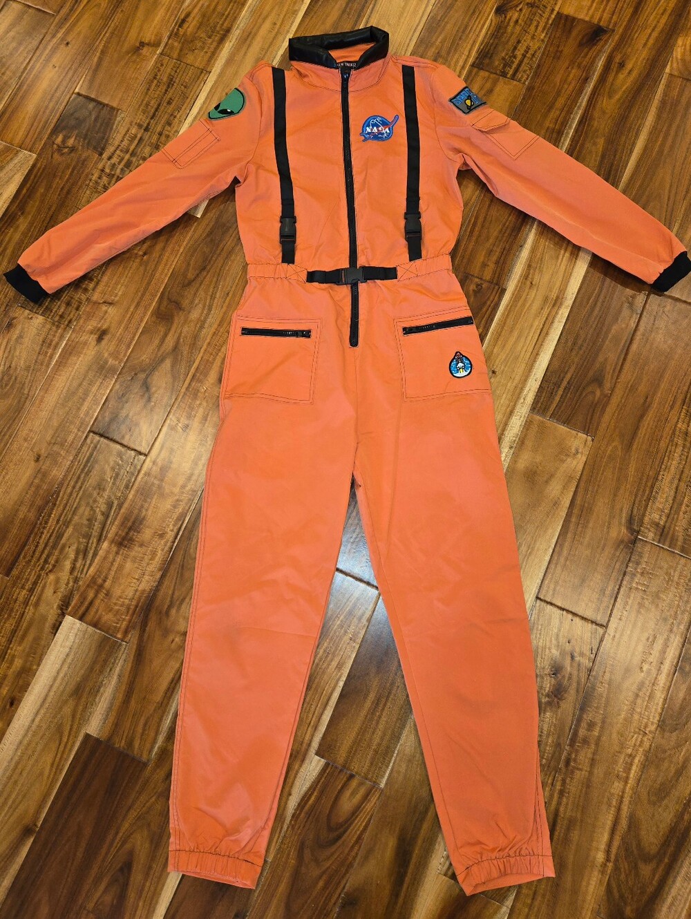 Dolls Kill Trickz N Treatz NASA Orange Flight Suit Costume